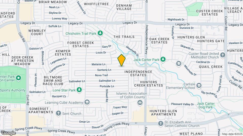 3221 Santana Ln Map and Location Details