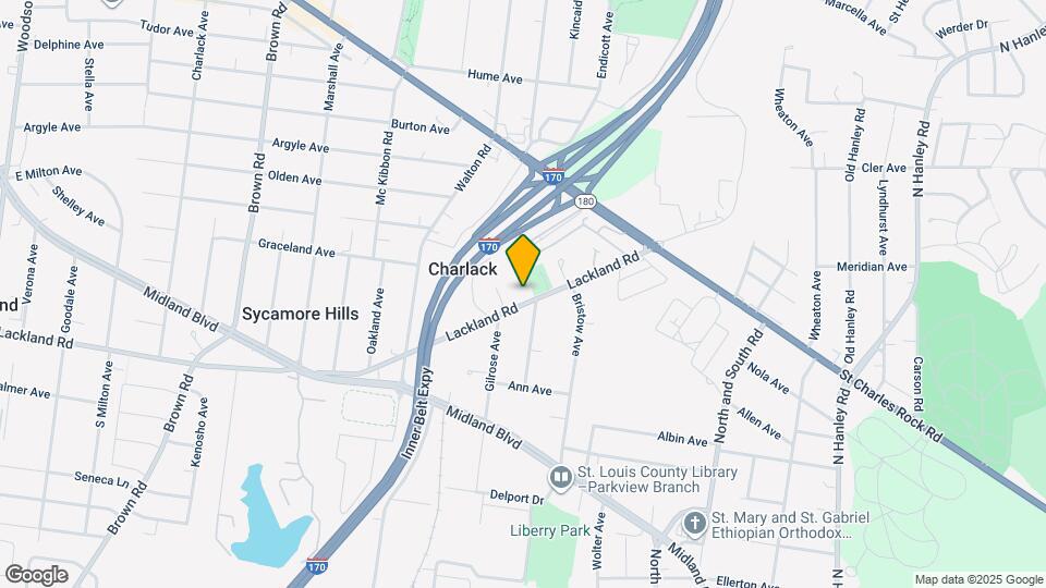 8467 Lackland Rd Map and Location Details