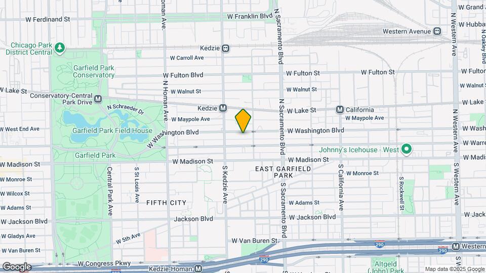 3123 W Washington Blvd Map and Location Details