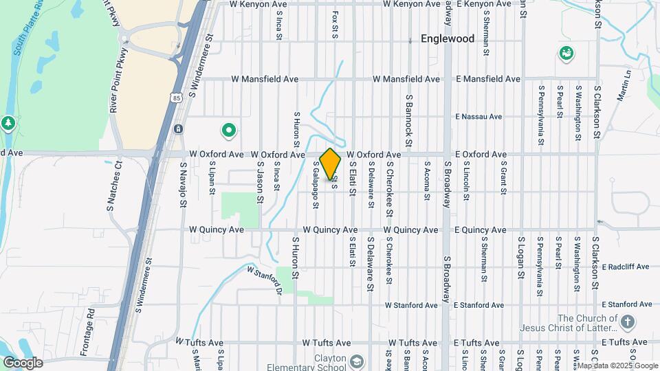 4185 S Fox St Map and Location Details
