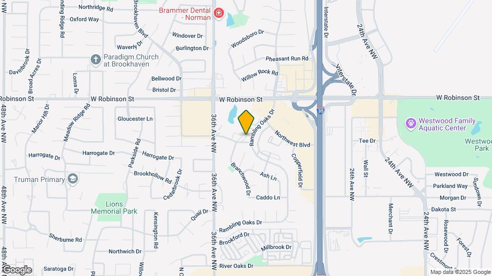 1000 Rambling Oaks Dr Map and Location Details