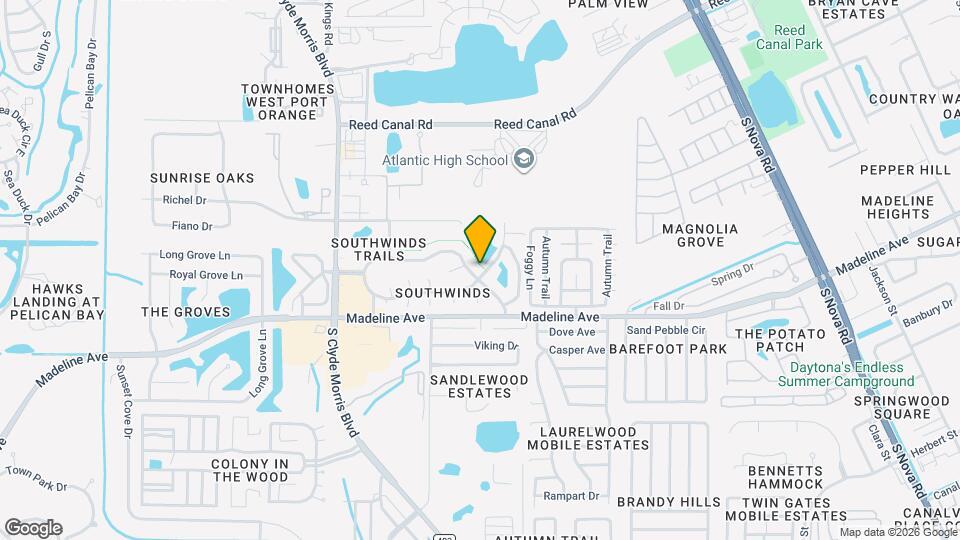 1125 Southwinds Dr Map and Location Details