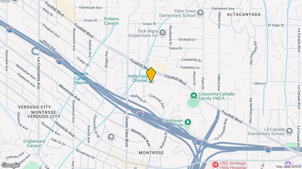 2158 La Canada Crest Dr Map and Location Details