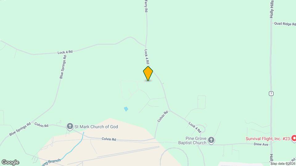 633 White Oak Cir Mapa y Detalles de la Ubicación