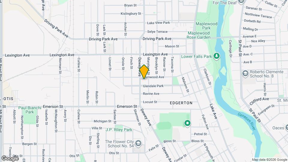 327 Glenwood Ave Map and Location Details