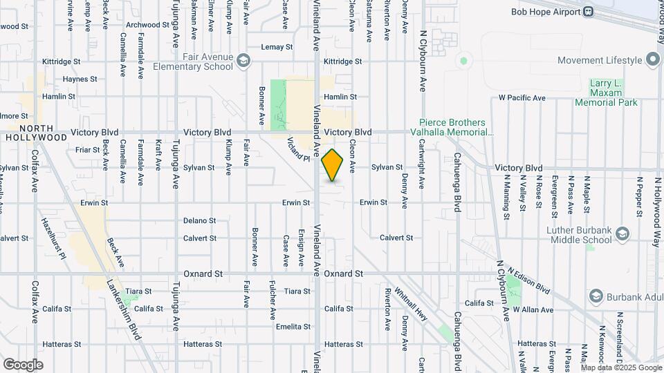 6229 Craner Ave Map and Location Details