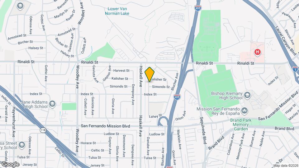 11342 Danube Ave Map and Location Details