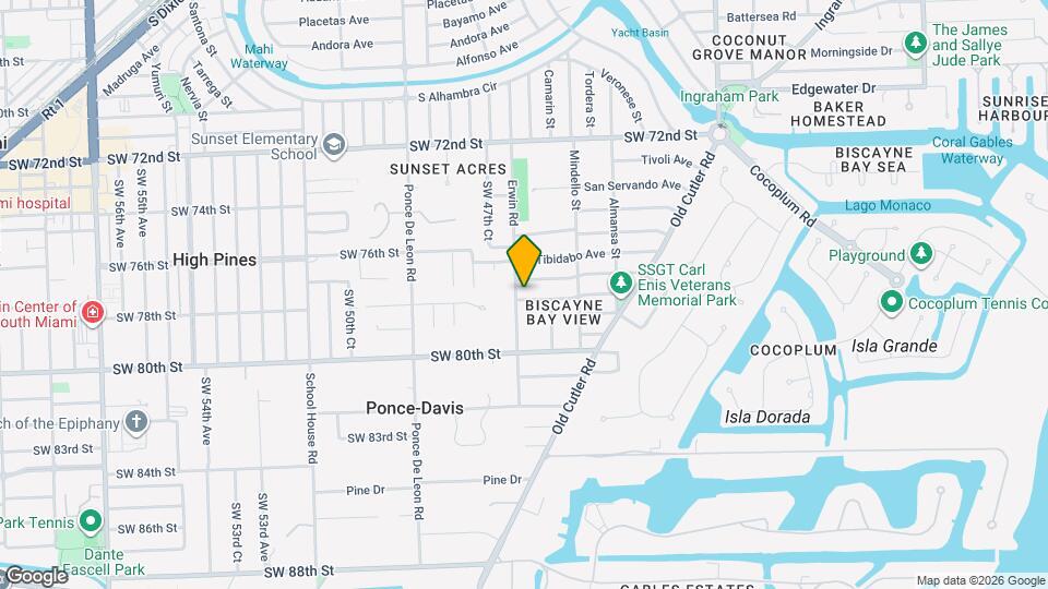 755 Tiziano Ave Map and Location Details