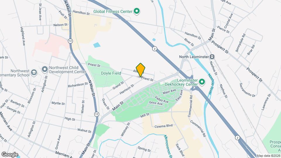 104 Harrison St, Unit second floor Mapa y Detalles de la Ubicación