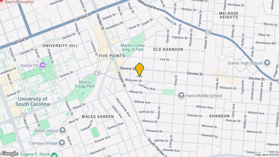 2225 Blossom St Map and Location Details