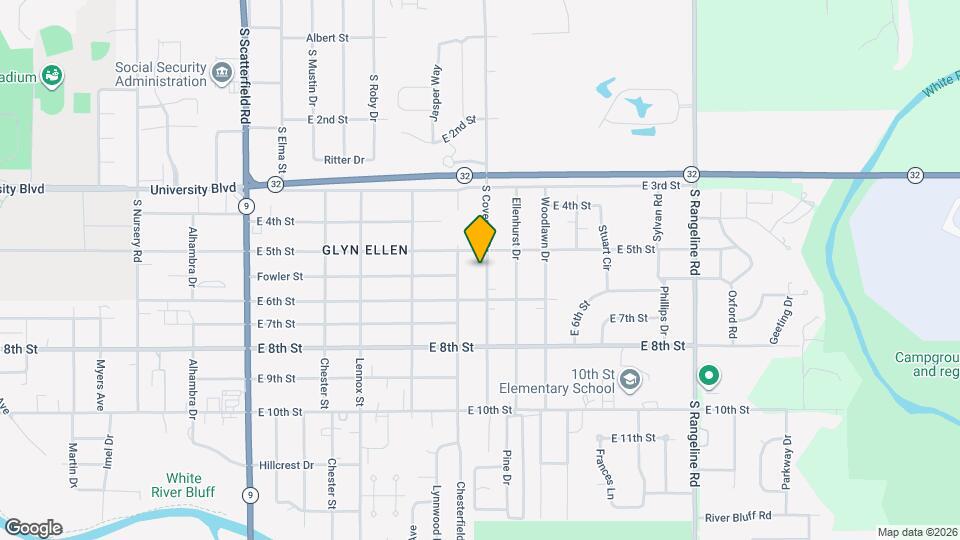 517 S Coventry Dr Map and Location Details