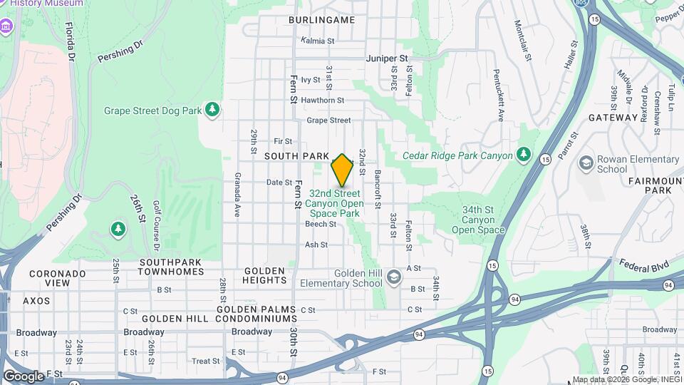 1624 Edgemont St Map and Location Details