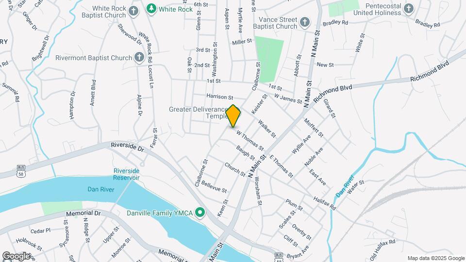 239 W Thomas St Map and Location Details