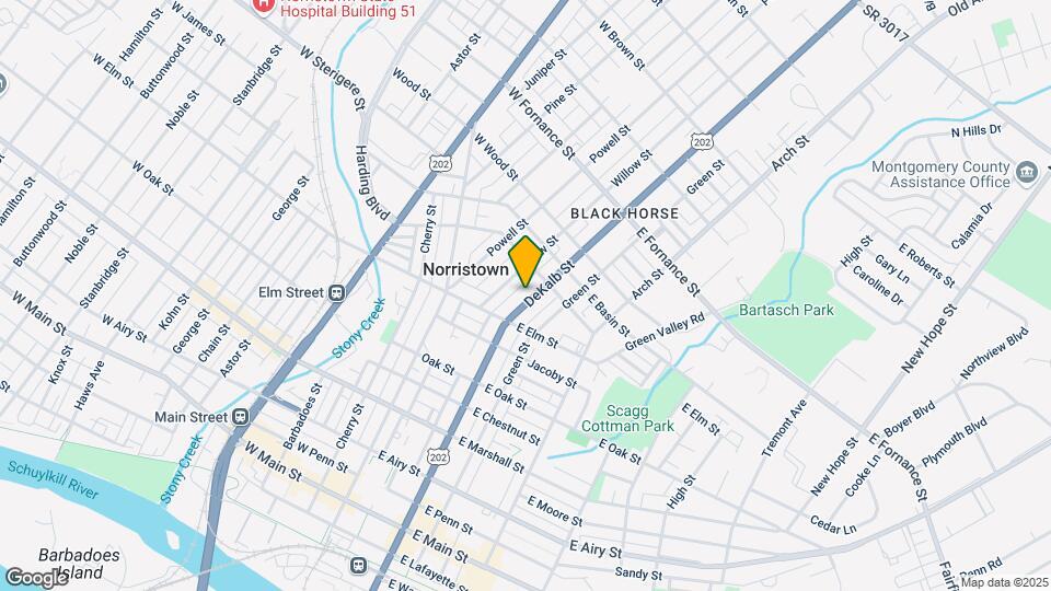 1023-1025 Dekalb St Mapa y Detalles de la Ubicación