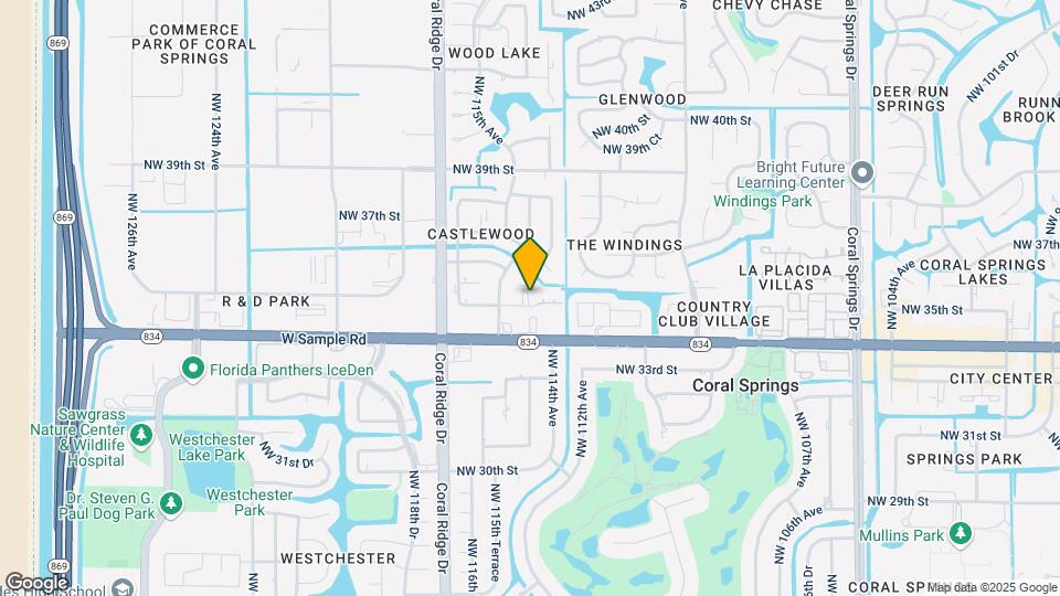 3521 NW 114th Ter Mapa y Detalles de la Ubicación