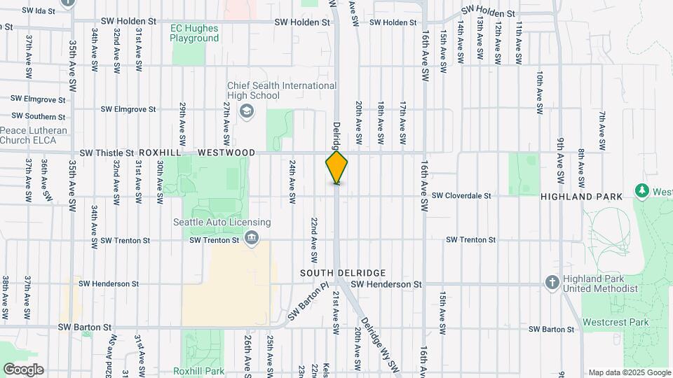 8449 Delridge Way SW Mapa y Detalles de la Ubicación