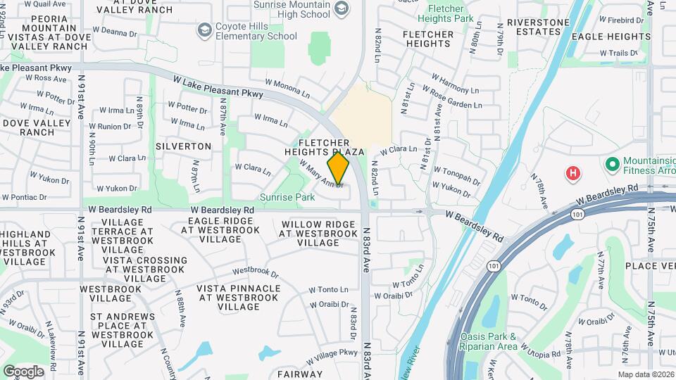 8355 W Mary Ann Dr Map and Location Details