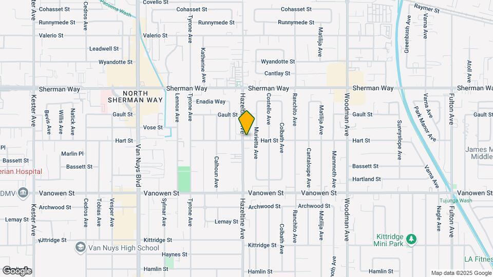 7002 Hazeltine Ave Map and Location Details