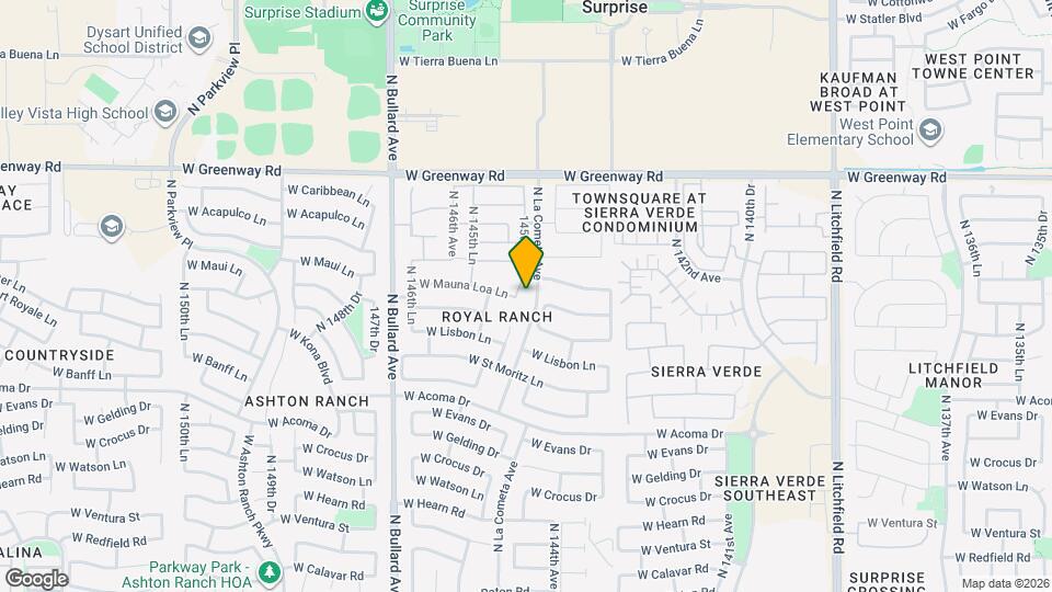 14951 N 145th Ave Mapa y Detalles de la Ubicación