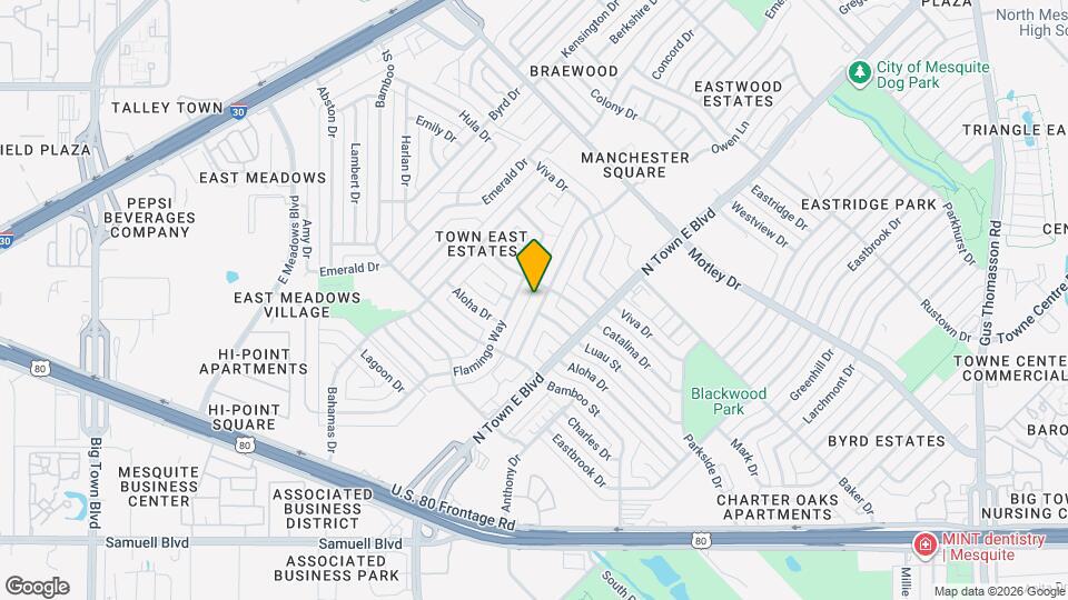 3611 Palm Dr Map and Location Details