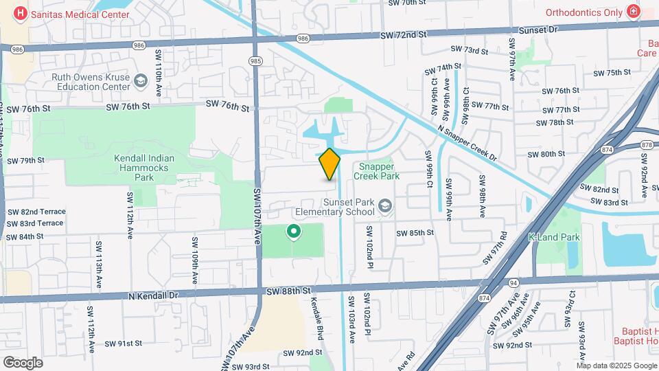 8035 SW 107th Ave Map and Location Details