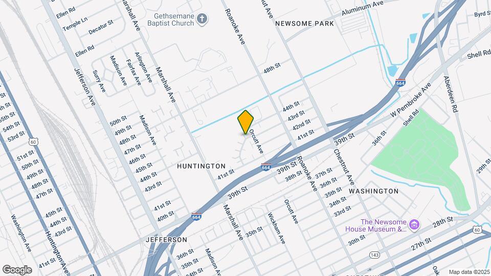 4347 Newsome Dr Map and Location Details