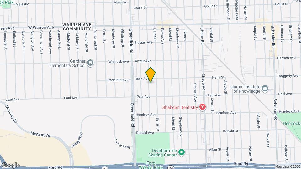 6444 Coleman St Map and Location Details