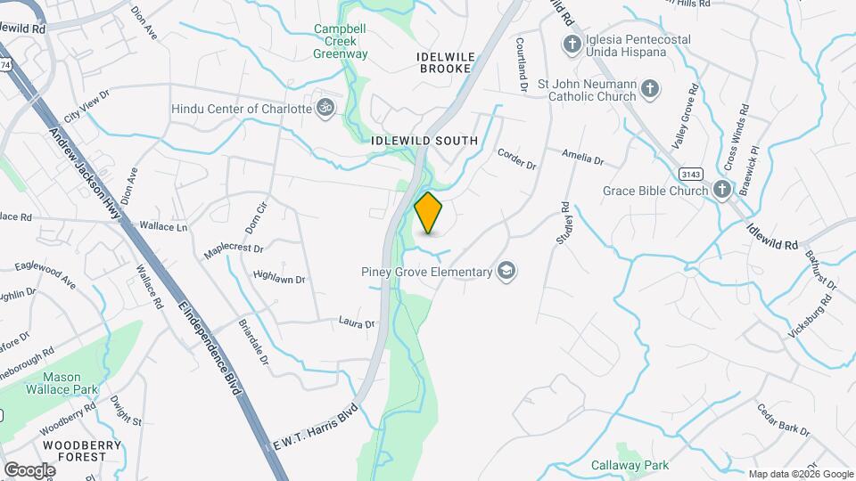 7943 Monfreya Ct Map and Location Details