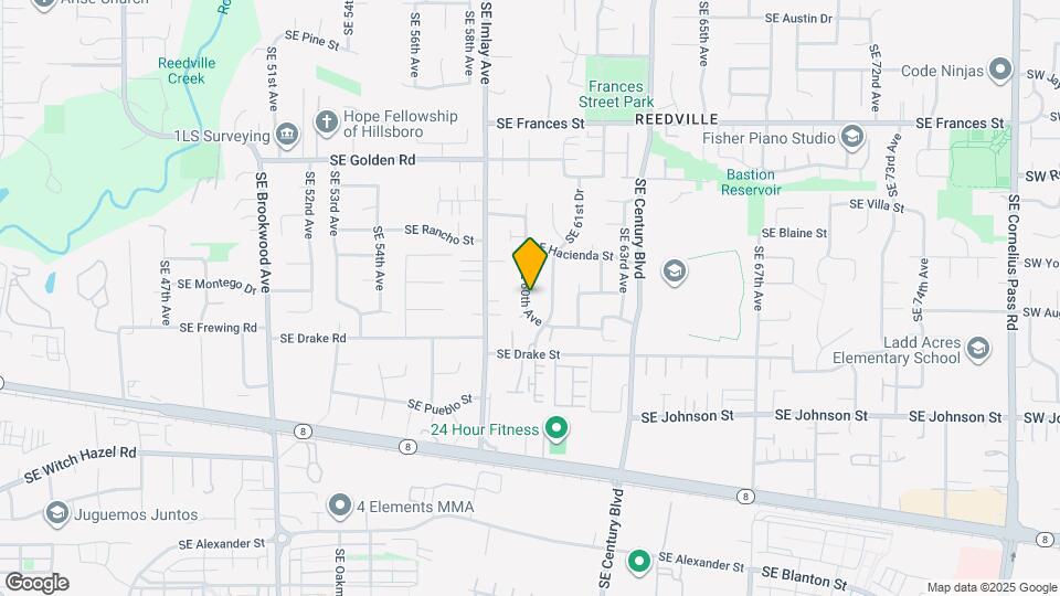 2114 SE 60th Ave Map and Location Details