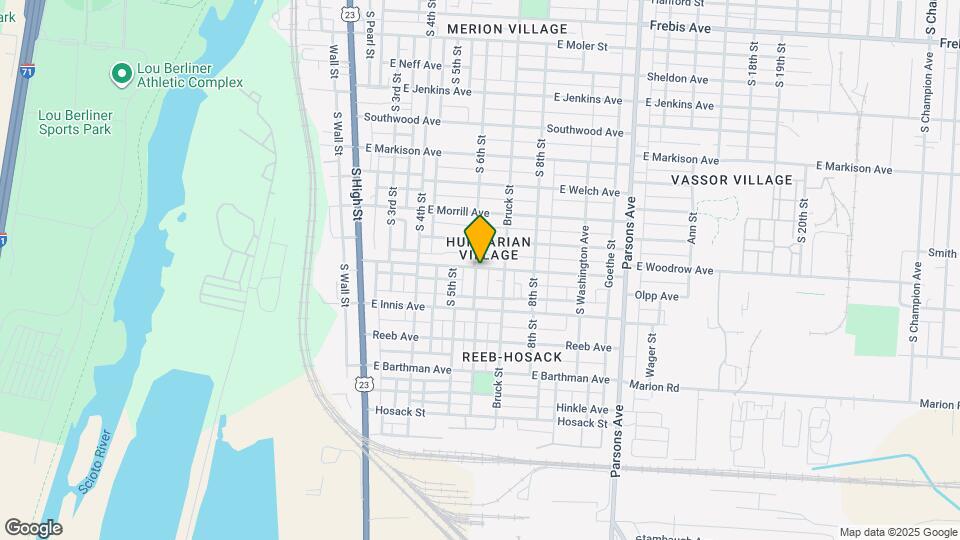 1718 S 6th St Map and Location Details