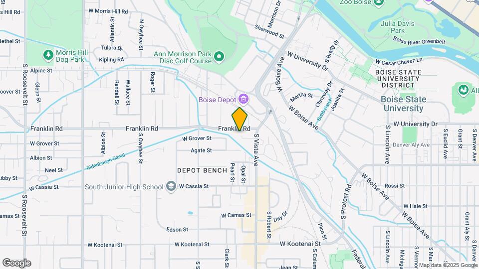 2709 W Rose Hill St Map and Location Details
