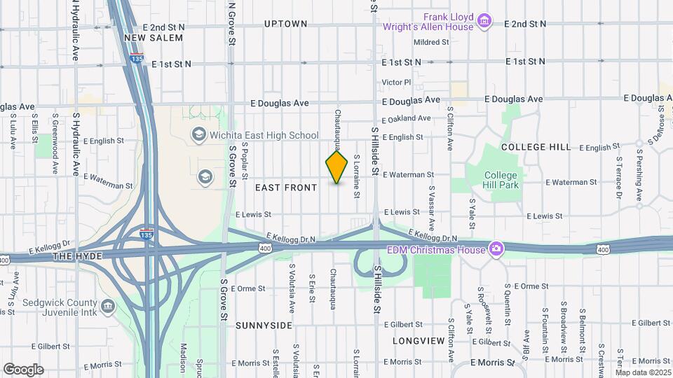 317 Chautauqua Map and Location Details