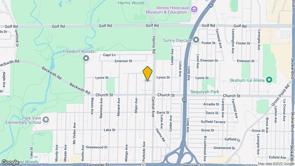 9233 Parkside Ave Map and Location Details