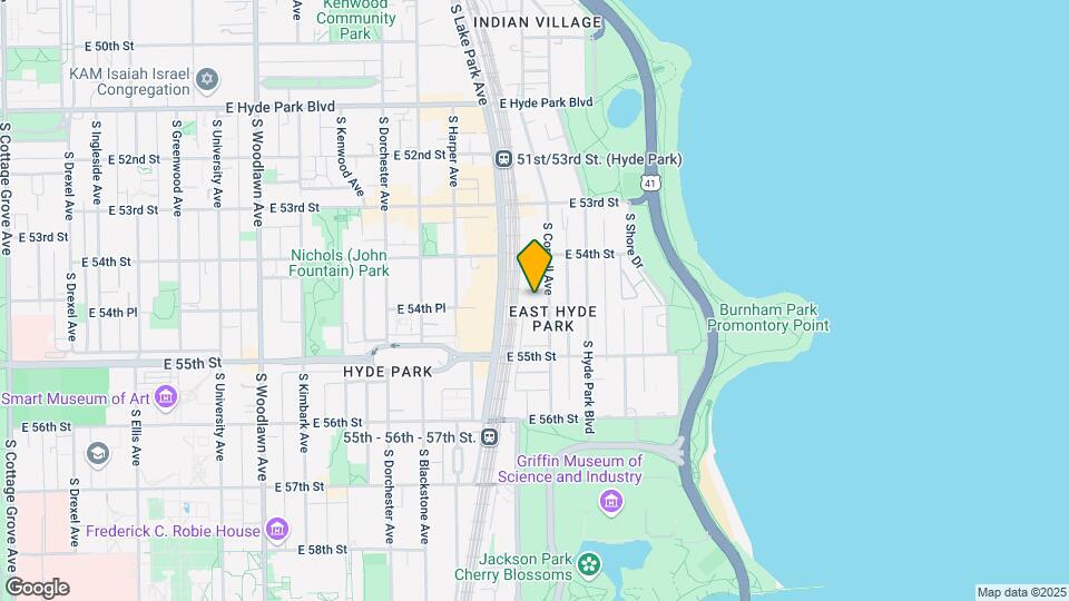 5442 S Cornell Ave, Unit 2S Map and Location Details