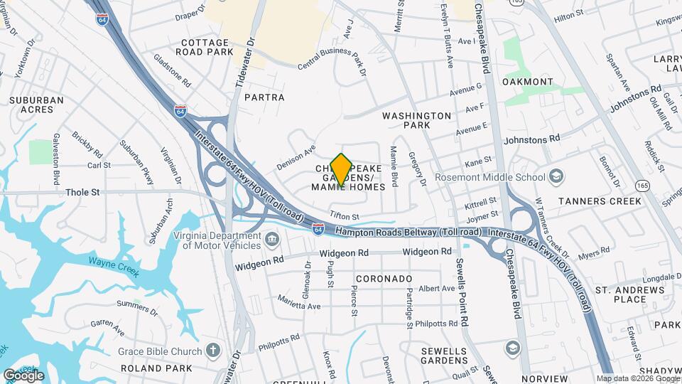 901 Lasser Dr Mapa y Detalles de la Ubicación