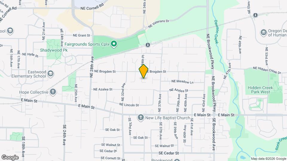 262 NE 34th Pl Map and Location Details