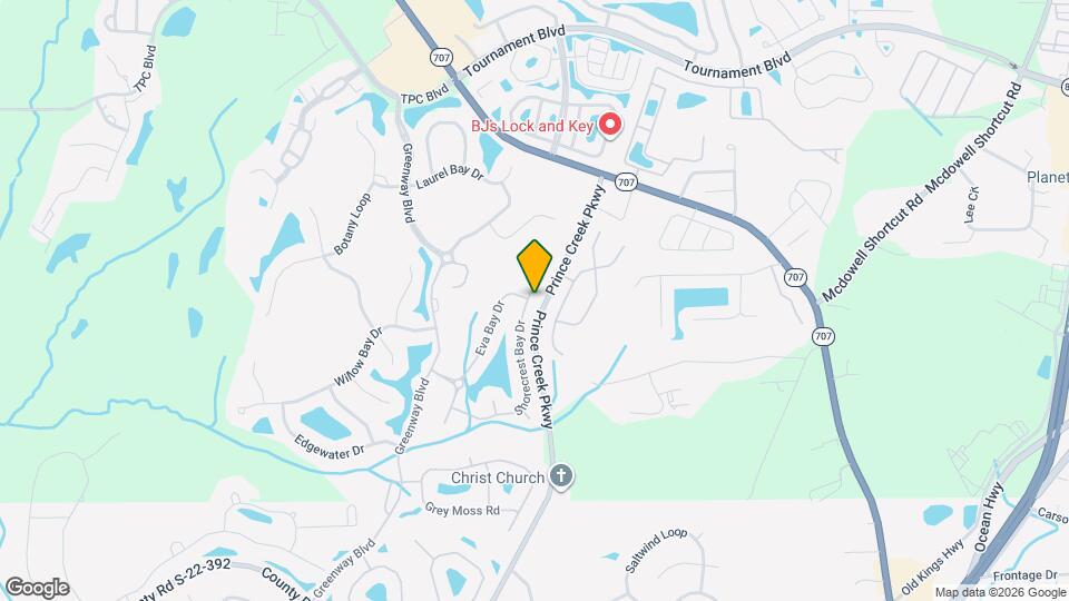 3154 Shorecrest Bay Dr Map and Location Details