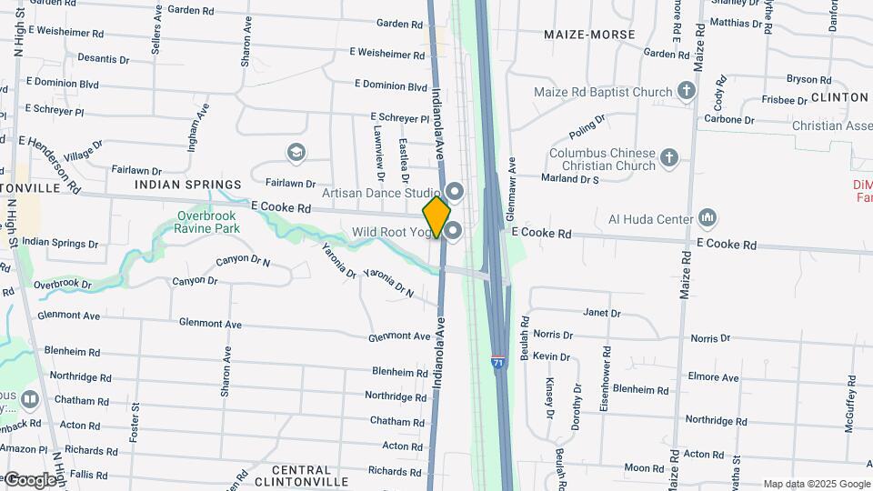 4073-4093 Indianola Ave Map and Location Details
