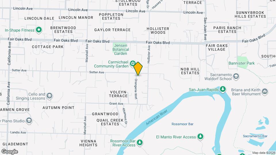 3736 Orangerie Way Map and Location Details