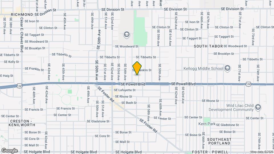 3345 SE 56th Ave Map and Location Details