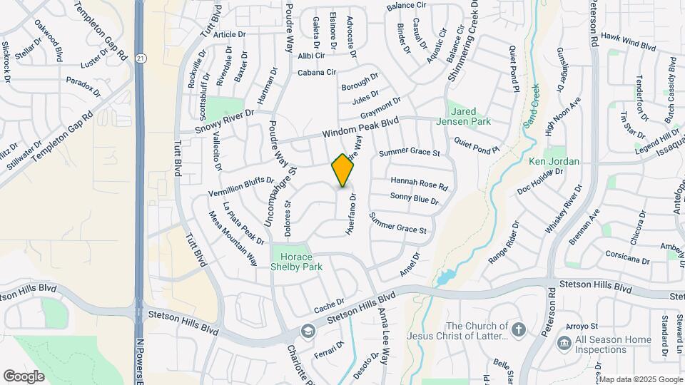 5918 Dolores St Map and Location Details