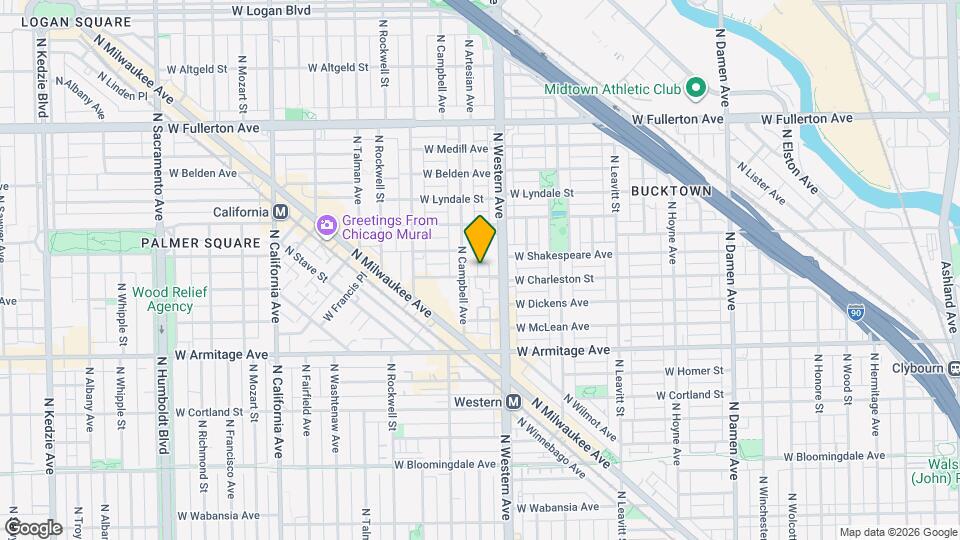 2424 W Charleston St Map and Location Details