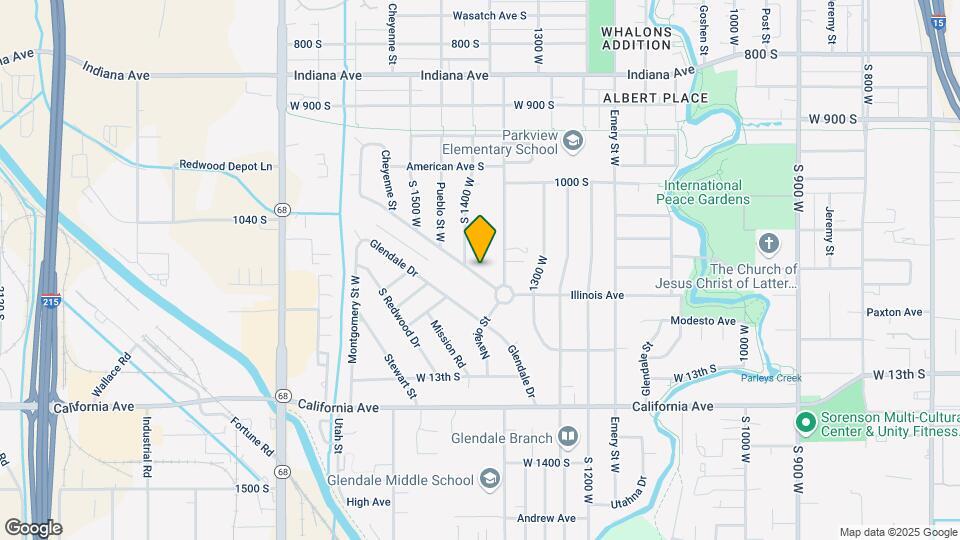 1388 Glenrose Dr S Map and Location Details
