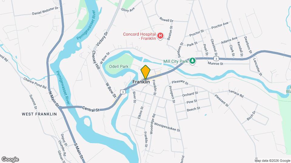 321 Central St Franklin NH Apartments and Nearby Franklin Apartments