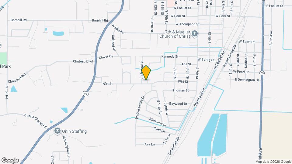 1205 Wirt St Map and Location Details