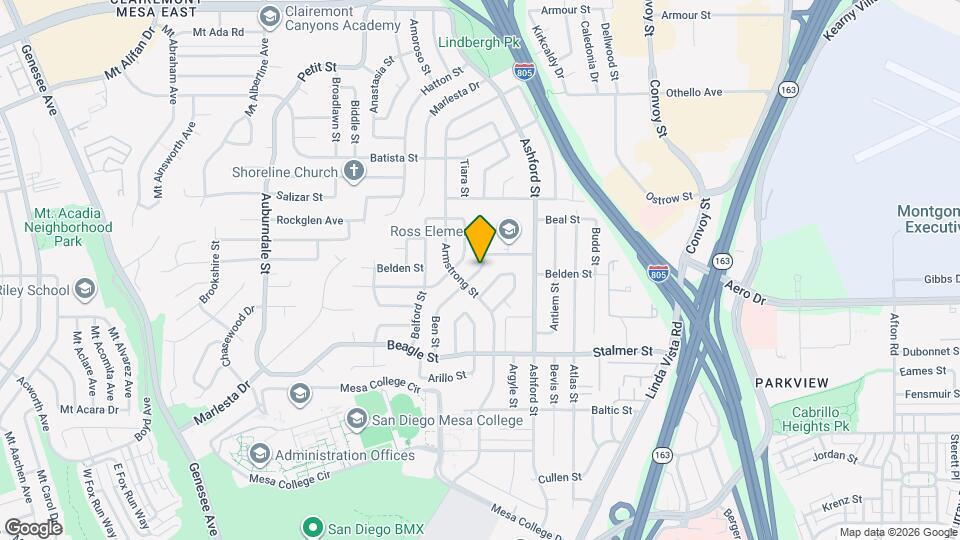 3722 Ben St, Unit 2 Mapa y Detalles de la Ubicación