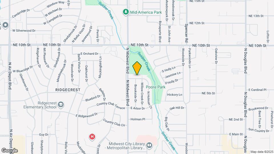 701 E Holman Ct Map and Location Details