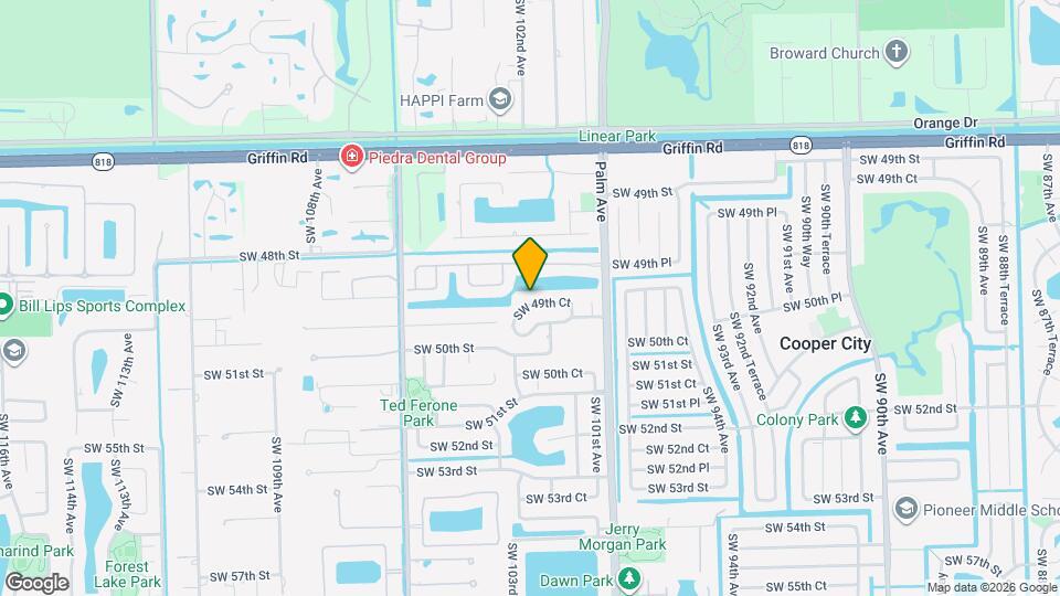 10227 SW 49th Ct Mapa y Detalles de la Ubicación