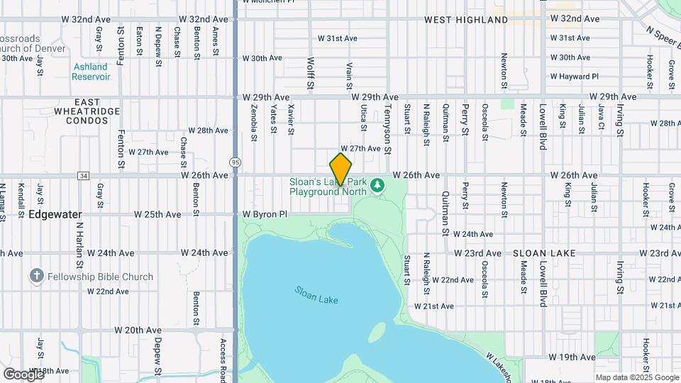 4625 W 25th Ave, Unit 4625 W. 25th Ave Map and Location Details