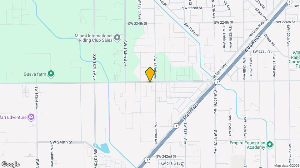 13316 SW 232nd Ter Map and Location Details